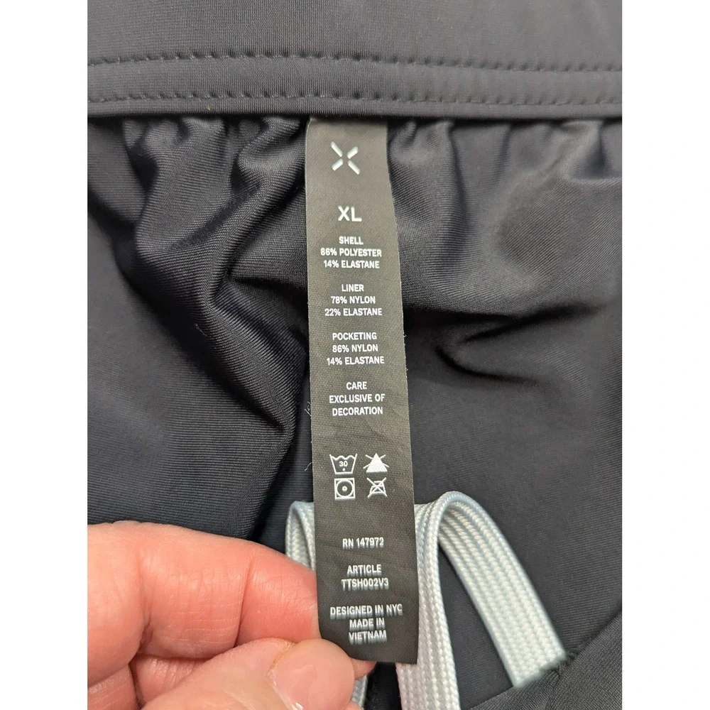 Ten Thousand Mens Session Short Light Grey Black XL TTSH002V3 Lined 5